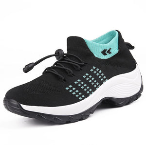 FeatherKnit Wedge Sneakers, product view 5