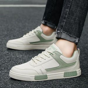 Kesston Row Leather Low-Top Sneakers, product view 3