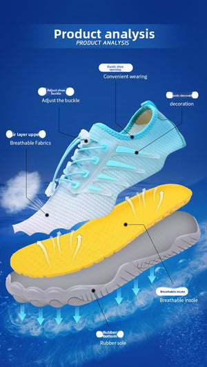 TideWalk Quick-Dry Amphibious Beach Water Shoes, product view 7
