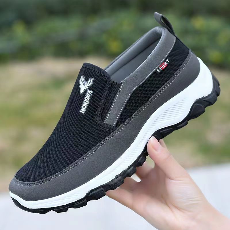 BreezeStep Men's Slip-On Walking Shoes
