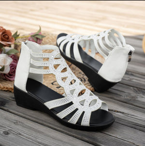 Airwedge Breathable Hollow-Out Wedge Sandals, product view 10