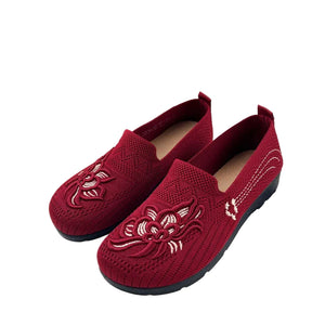 BloomStep Embroidered Canvas Flats, product view 1