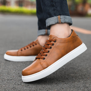 Cobbler Lane Leather Casual Sneakers, product view 4