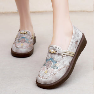 CottageEase Embroidered Slip-Ons, product view 4