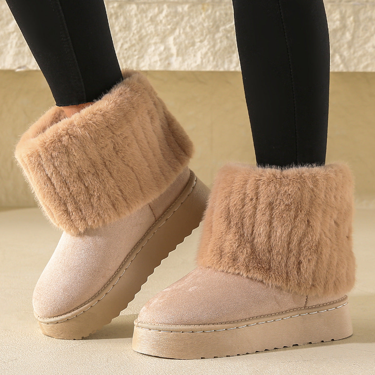 SuedeHaven Women's Plush Winter Boots