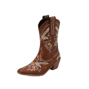 WestRose Embroidered Western Boots, product view 9