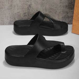 Duneflip Herringbone Round-Toe Beach Slippers, product view 2