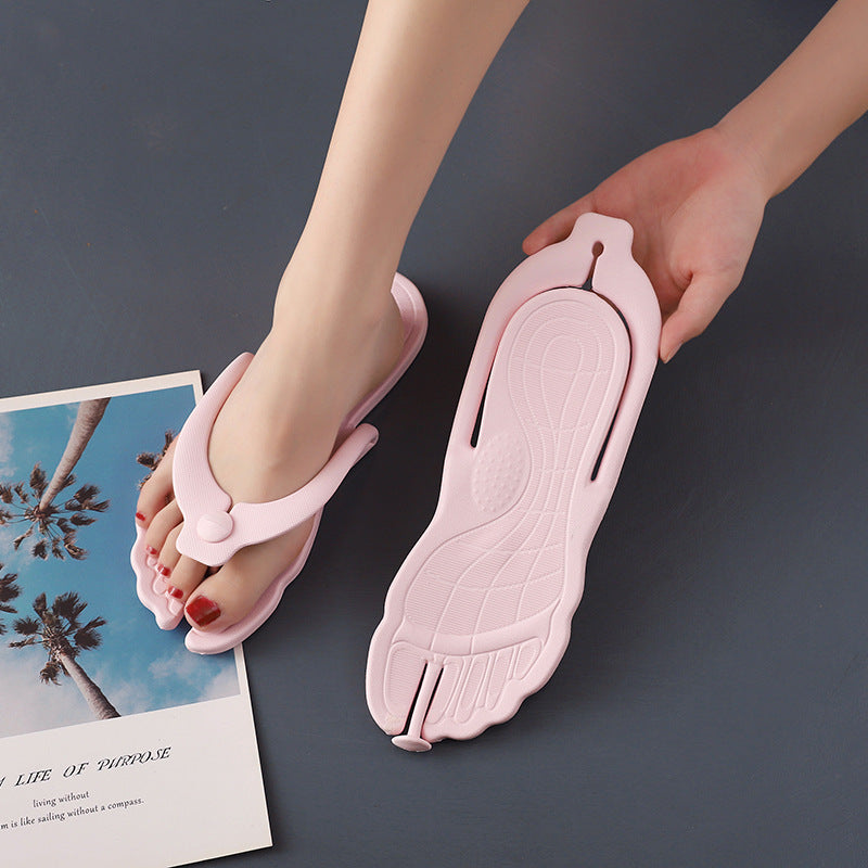 PackFold Compact Foldable Travel Flip-Flops, product view 2