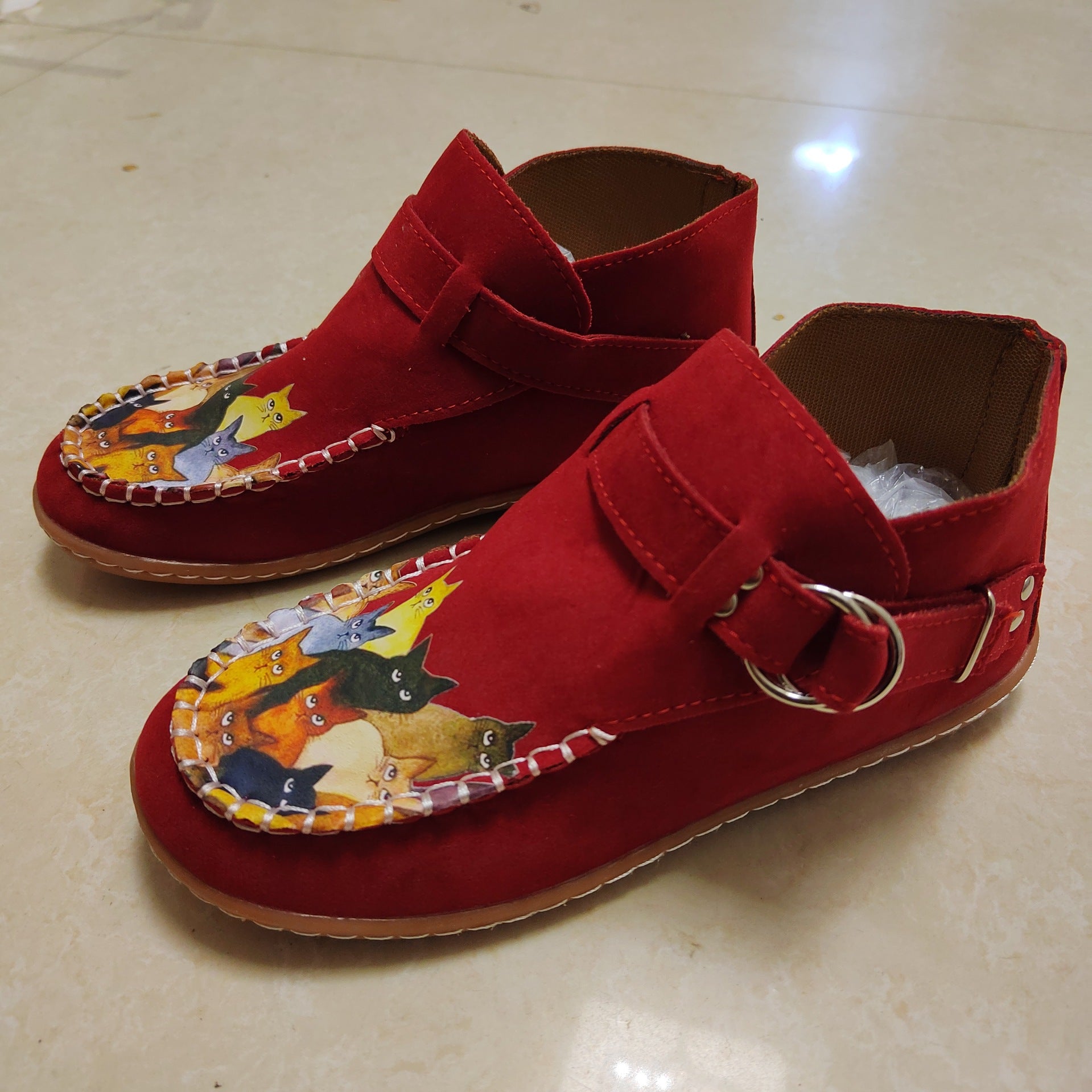 WhiskerTrail Printed Ankle Boots, product view 2
