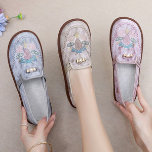CottageEase Embroidered Slip-Ons, product view 8