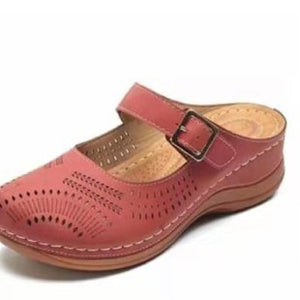Retrowedge Hollow Half-Covered Wedge Sandals, product view 15