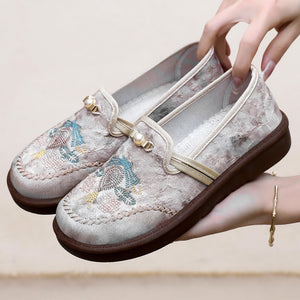 CottageEase Embroidered Slip-Ons, product view 5