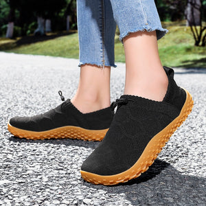 WideStride Wide-Toe Knit Barefoot Walking Shoes, product view 5