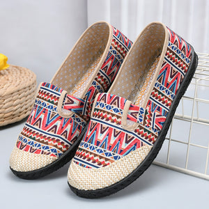 MeadowLane Embroidered Flats, product view 3