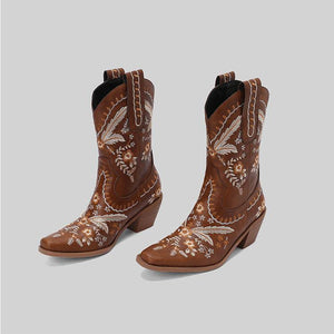WestRose Embroidered Western Boots, product view 13