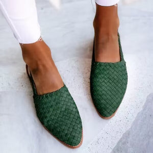Weavestep Woven Slip-On Slingback Sandals, product view 6