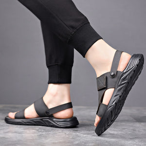 Shorecruise Leather Beach Sandals, product view 3