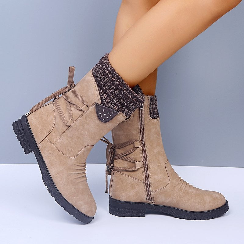 KnitHaven Women's Mid-Calf Boots