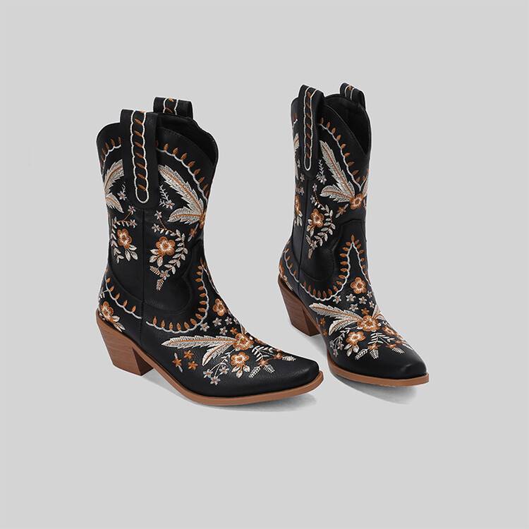 WestRose Embroidered Western Boots, product view 11