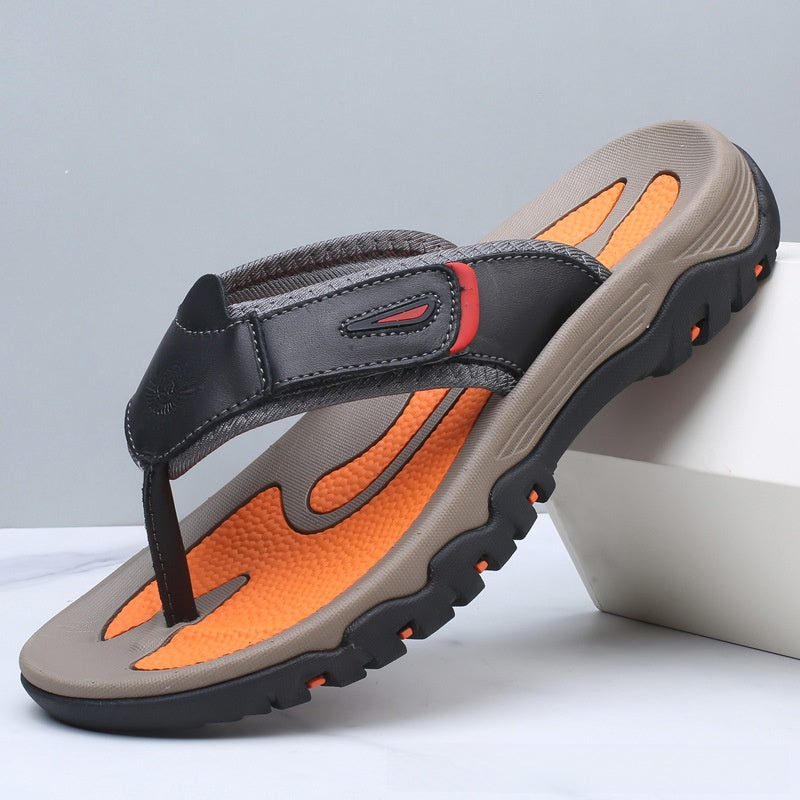 Craftflop Handmade Leather Flip-Flops, product view 2