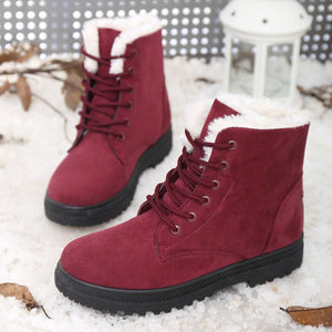 Snowtrek Waterproof Suede Winter Boots, product view 3