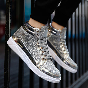 UrbanBoot Sneaker Boots in Metallic Finish, product view 7