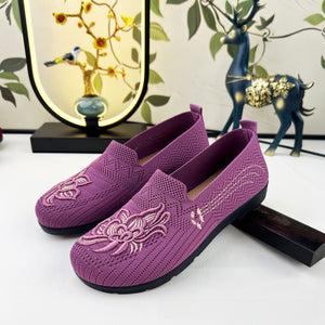 BloomStep Embroidered Canvas Flats, product view 5