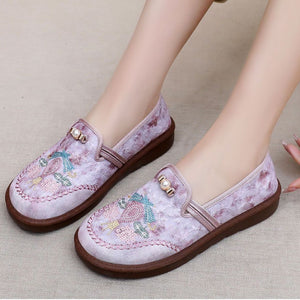 CottageEase Embroidered Slip-Ons, product view 2