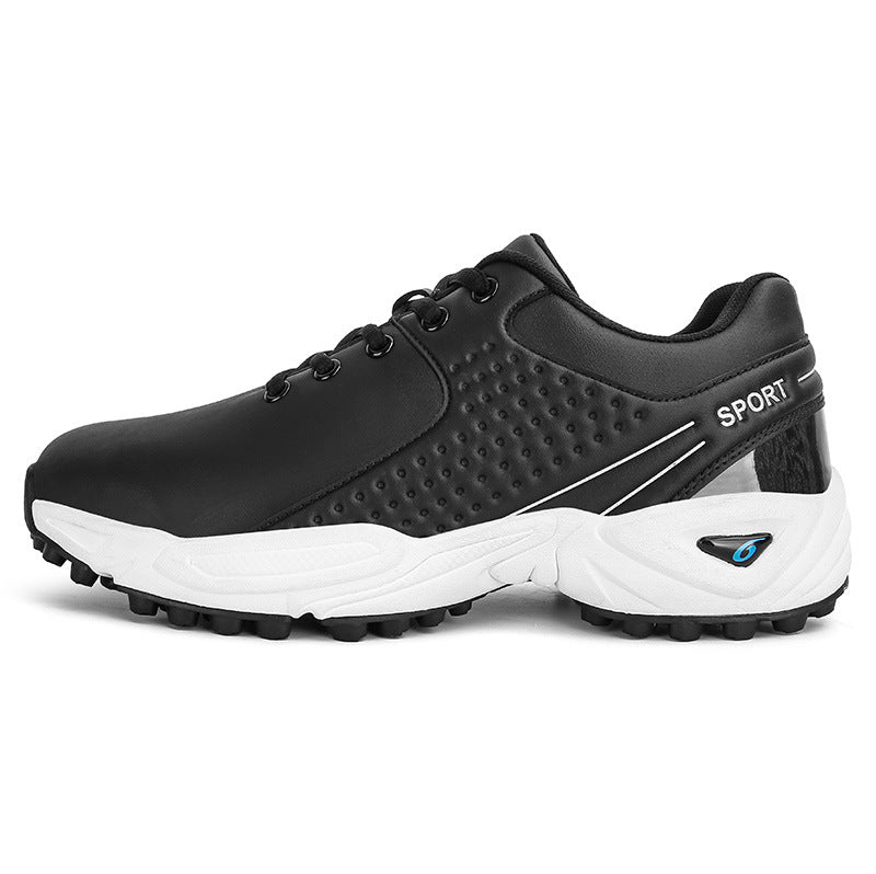 WalkFairway golf walking shoes displayed on a golf course