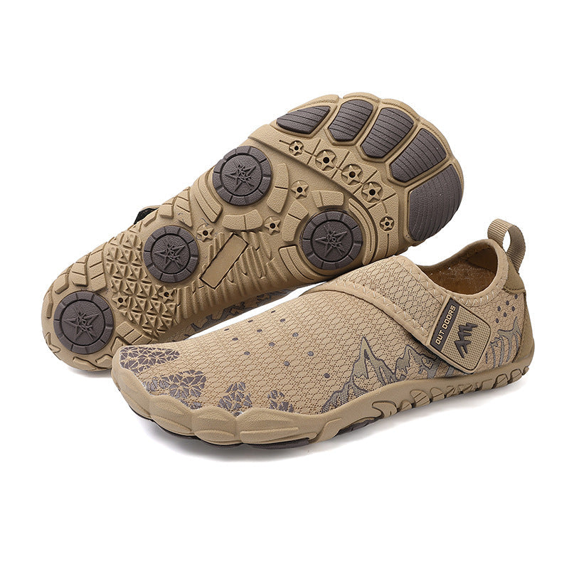Barefoot Velcro shoes by Elorvian