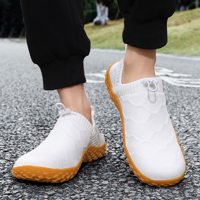 WideStride Wide-Toe Knit Barefoot Walking Shoes, product view 3