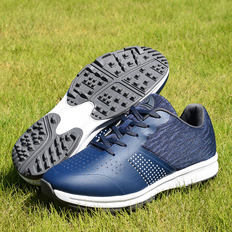TeeGlide Waterproof Spiked Golf Shoes