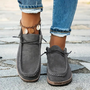 FolkTrail Canvas Lace-Up Flats, product view 7