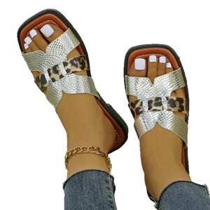 SlipShine One-Strap Flat Slip-On Sandals, product view 2