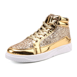 UrbanBoot Sneaker Boots in Metallic Finish, product view 1
