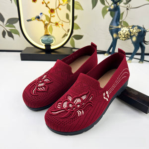 BloomStep Embroidered Canvas Flats, product view 3
