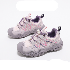 Pair of children's shoes with ABCKIDS branding on a white background