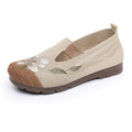 BlossomWeave Embroidered Slip-Ons