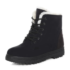 Snowtrek Waterproof Suede Winter Boots, product view 1