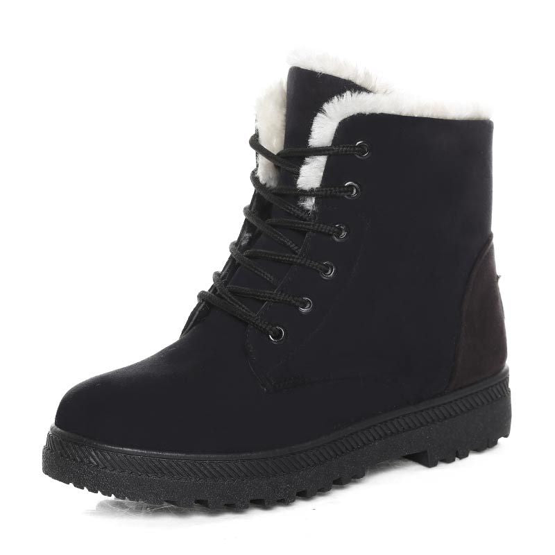 Snowtrek Waterproof Suede Winter Boots, product view 1
