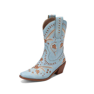 WestRose Embroidered Western Boots, product view 7