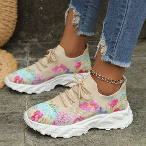 PetalWalk Canvas Wedge Shoes, product view 4