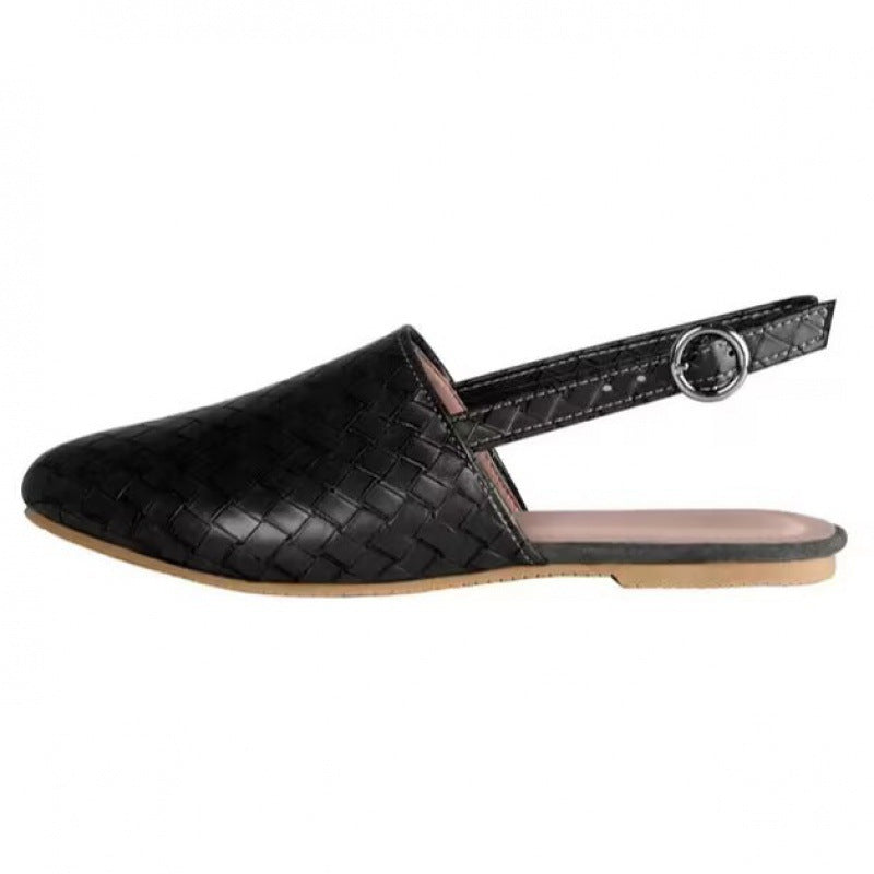 Weavestep Woven Slip-On Slingback Sandals, product view 4