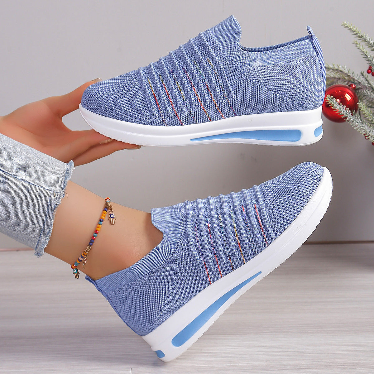 CloudWeave Slip-On Sneakers, product view 2