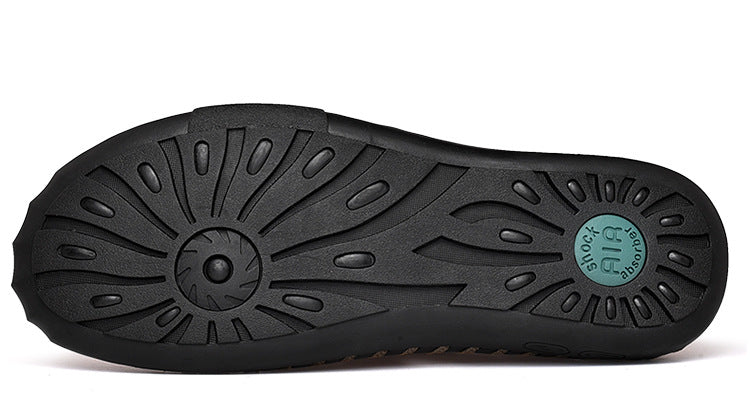 Airhide Closed-Toe Leather Sandals, product view 10
