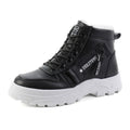 CozyLace Haven Fleece-Lined High-Top Winter Boots