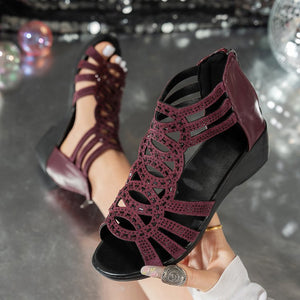 Airwedge Breathable Hollow-Out Wedge Sandals, product view 8