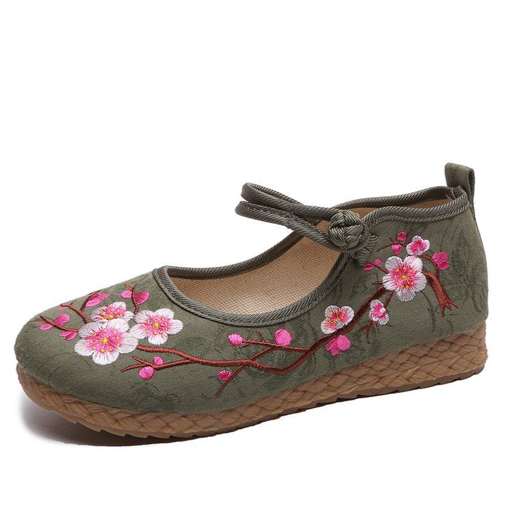 LotusPath Embroidered Cloth Shoes, product view 5