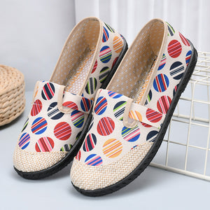 MeadowLane Embroidered Flats, product view 5