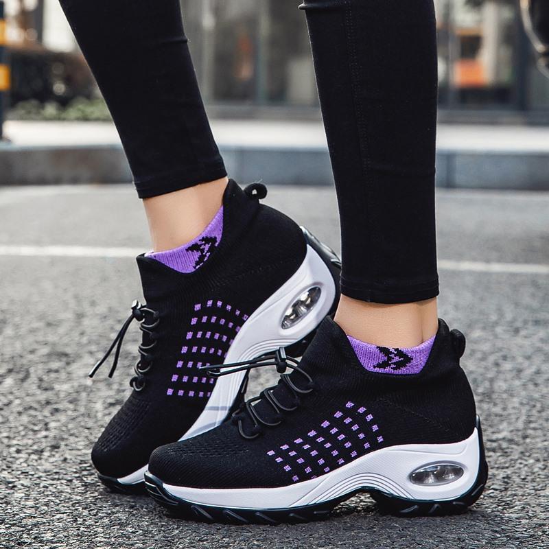 FeatherKnit Wedge Sneakers, product view 7
